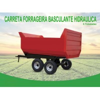 Carreta Agrícola Basculante Hidráulica 6000 - Forrageira